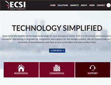 Tablet Screenshot of ecsillc.com